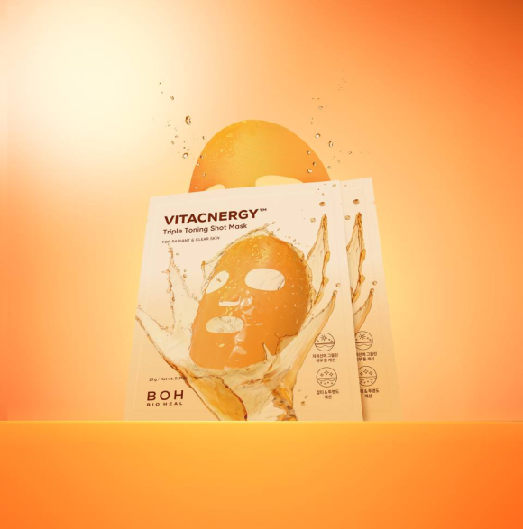 BIOHEAL BOH Vitacnergy Triple Toning Shot Mask (23g) | Ecoplace