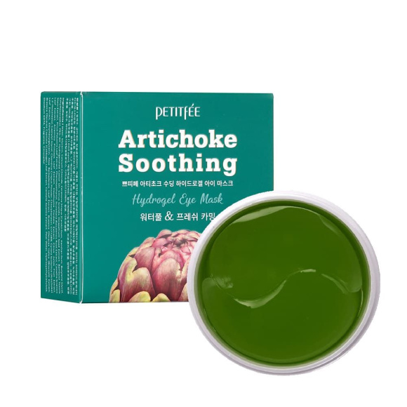 PETITFEE Artichoke Soothing Hydrogel Eye Mask (60ea) | Ecoplace