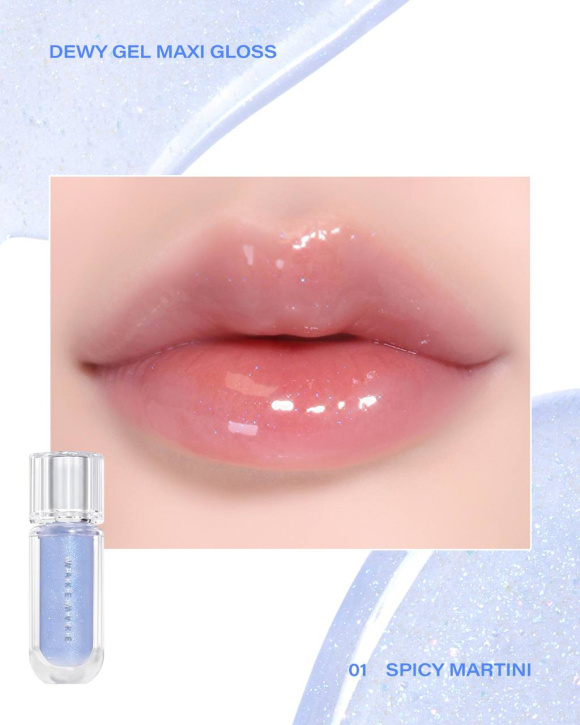 WAKEMAKE Dewy Gel Maxi Gloss (3.8g) | Ecoplace